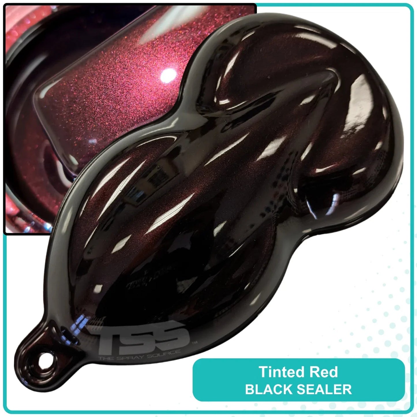 Tinted Red Paint Basecoat