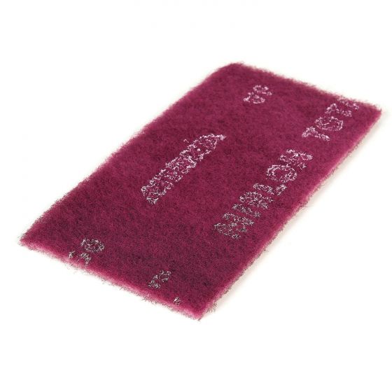 Mirka Mirlon Total 4.5 x 9 in Very Fine Red Scuff Pad, Box of 25