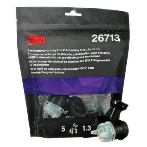 3M 26713 1.3 mm Green Atomizing Head Refill Kit, 5 pk