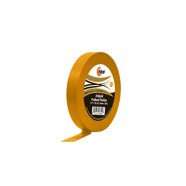 FBS Distribution 3/4"X36Y Fine Line Tape Proband Yellow