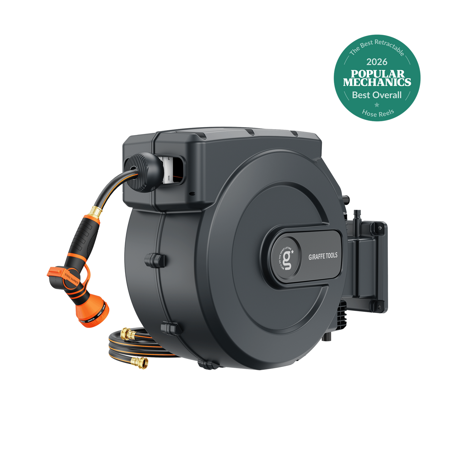 Retractable Garden Hose Reel 65ft-155ft