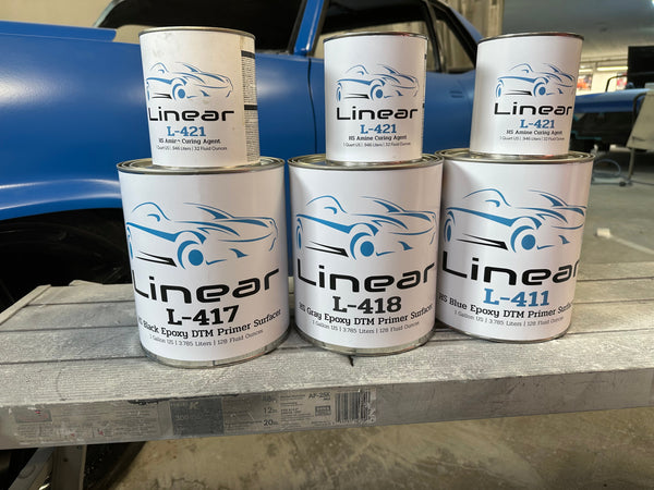 Linear L-411, L-417, L-418 High Build DTM Epoxy Primer kit – RMHQ