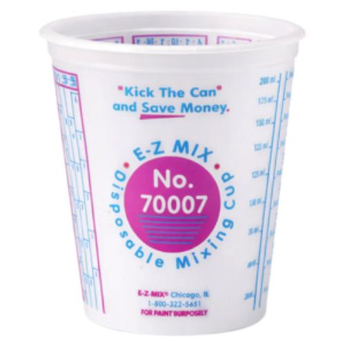 E-Z Mix® 70007 1/2 Pt Disposable Mixing Cup, Box of 100