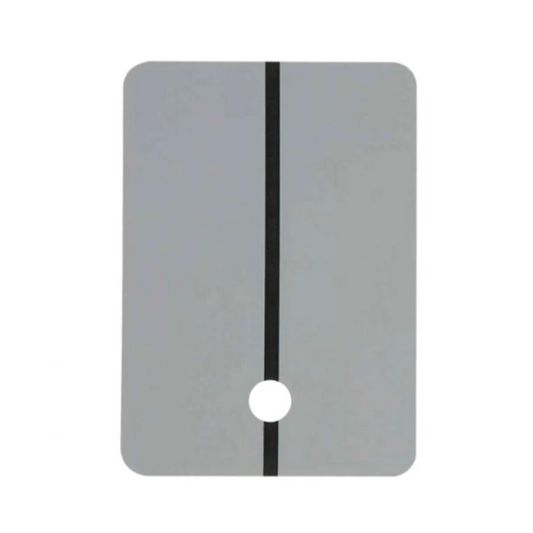 EMM Specialties 9315-GV-3 Metal Spray Out Card, Light Gray, 15 mm Hole
