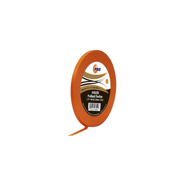 FBS Distribution 1/4"X60Y Orange Fine Line Proband Tape
