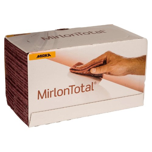 Mirka Mirlon Total 4.5 x 9 in Very Fine Red Scuff Pad, Box of 25