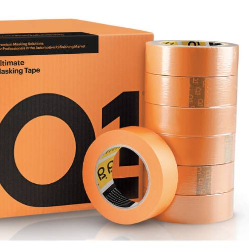 Q1 36 mm (1.5") Ultimate Orange Masking Tape, Case of 24