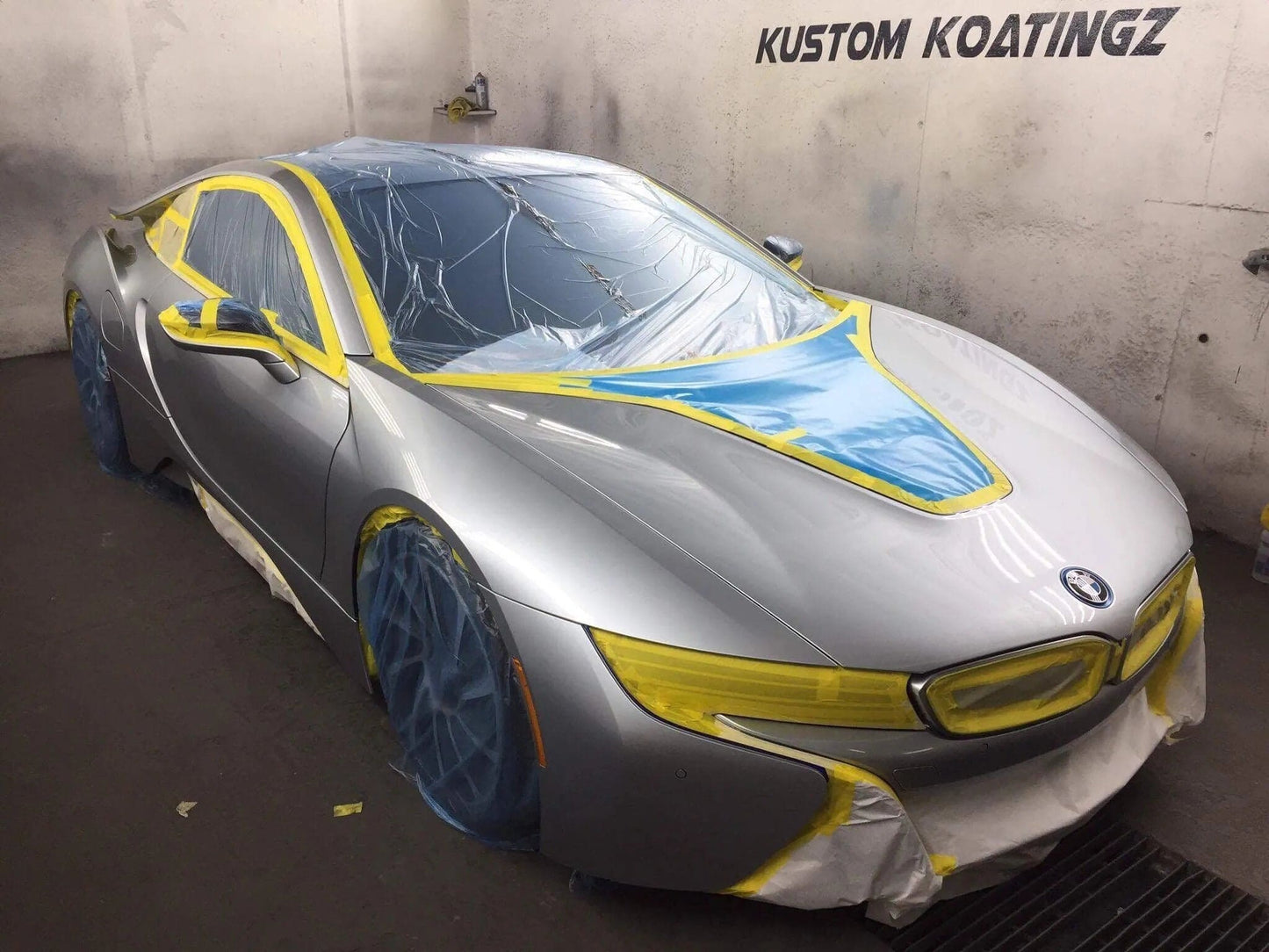 Q1 Automotive Masking Drop Film Tape & Drape
