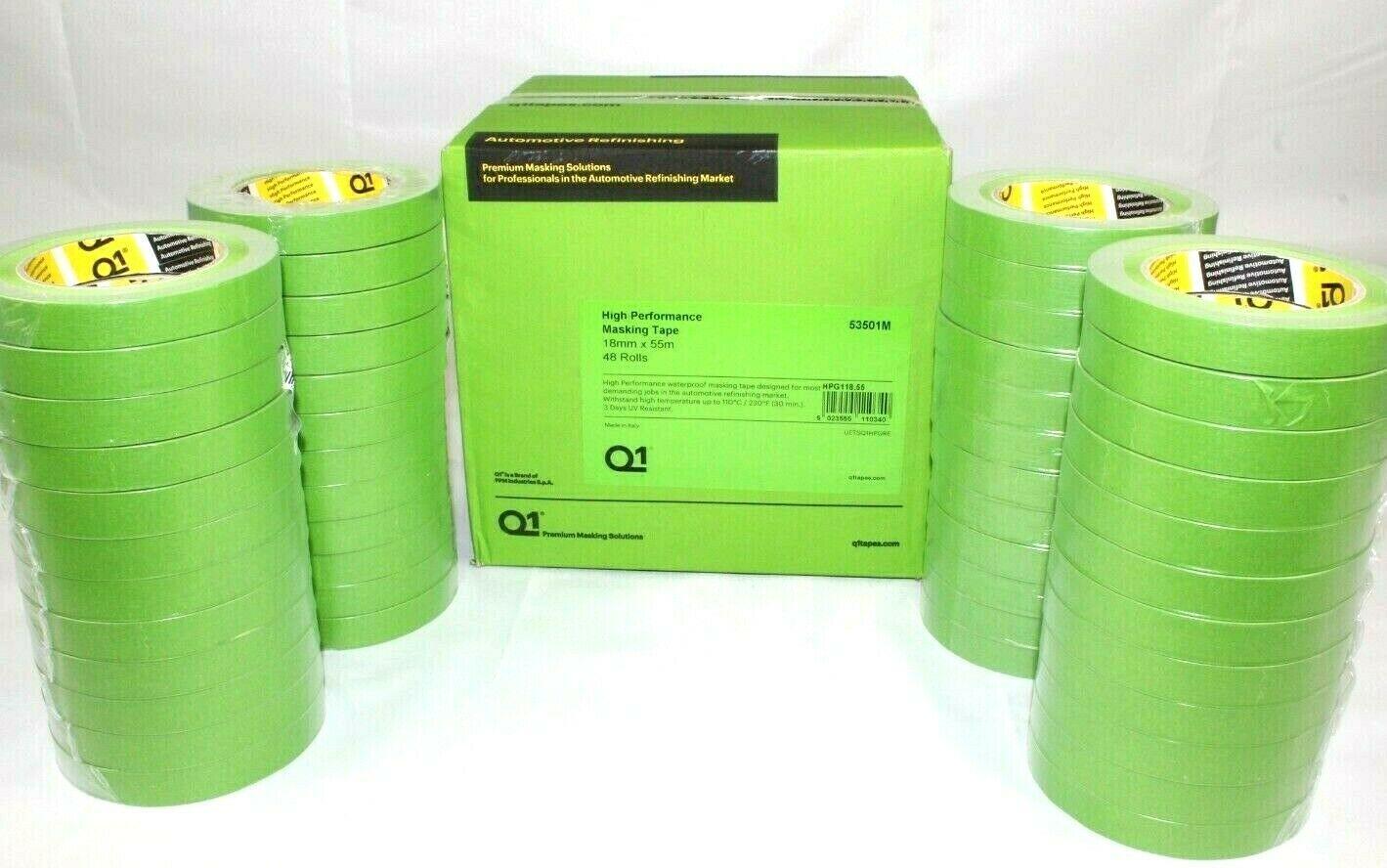 Q1 Performance Green Masking Tape .75"