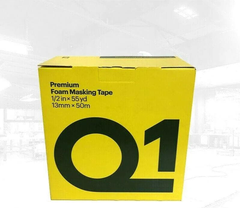Q1 Premium Foam Masking Tape 13mm x 50m