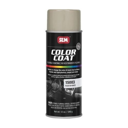 SEM 15003 Color Coat Phantom White, 16 oz | Aerosol | Auto Interior Paint