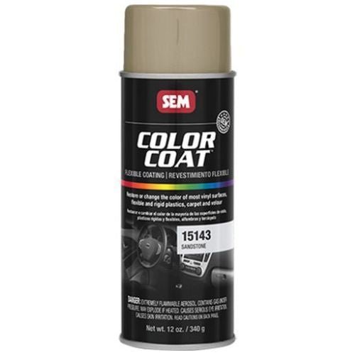 SEM 15143 Color Coat Sandstone, 16 oz | Aerosol | Auto Interior Paint