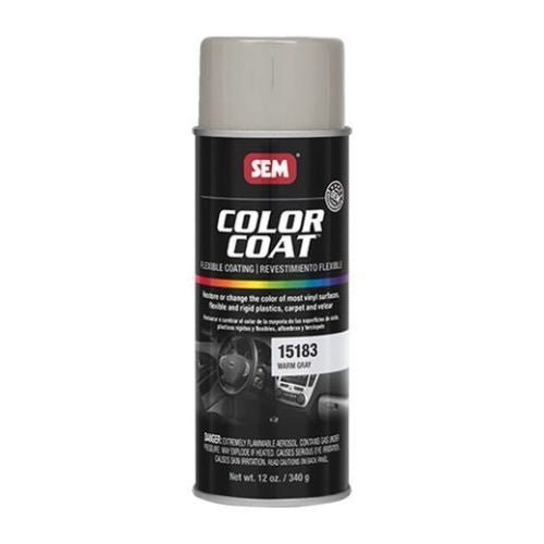SEM 15183 Color Coat Warm Gray, 16 oz | Aerosol | Auto Interior Paint