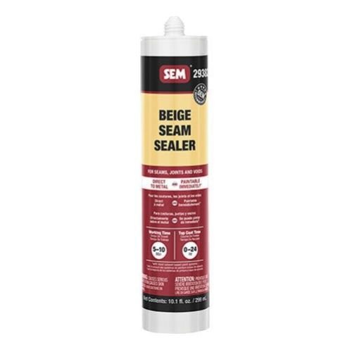 SEM 29382 1K Beige Seam Sealer, 10.1 oz Tube
