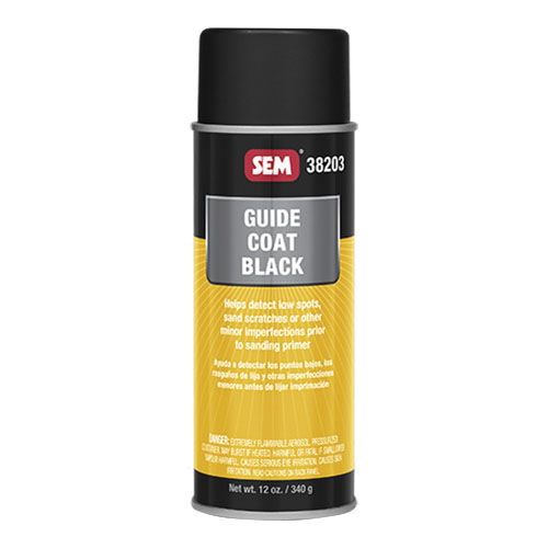 SEM® 38203 Black Guide Coat 12 oz Aerosol Can