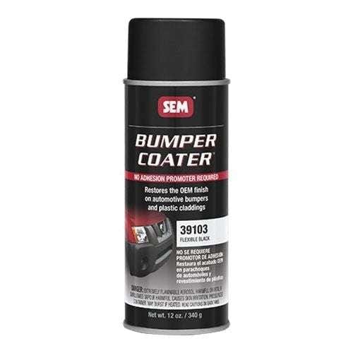 SEM® 39103 Black Flexible Bumper Coater, 12 oz Aerosol Can