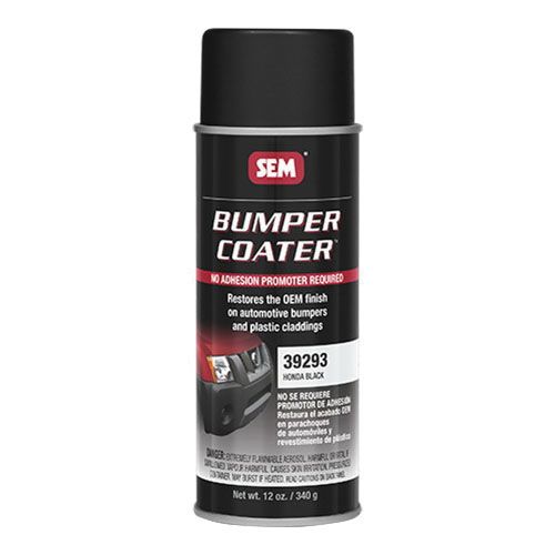 SEM® 39293 Honda Black Flexible Bumper Coater, 12 oz