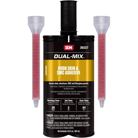 SEM Dual-Mix 39337 2-Component Black Panel Adhesive, 7 oz