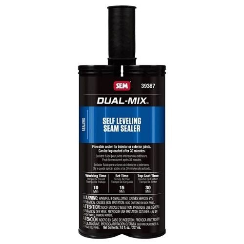 SEM® Dual-Mix™ 39387 Gray Seam Sealer, 7 oz