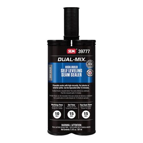 SEM Dual-Mix 39777 High Build Gray Seam Sealer, 7 oz